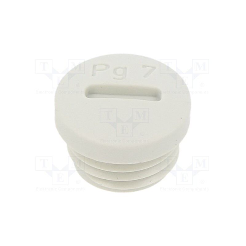 10 pcs : 514-07 - Stopper, PG7, polyamide