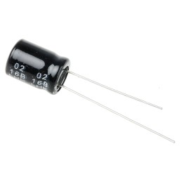50 pcs - RS PRO 2.2μF Aluminium Electrolytic Capacitor 400V dc, Radial, Through Hole