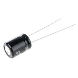 50 pcs - RS PRO 2.2μF Aluminium Electrolytic Capacitor 400V dc, Radial, Through Hole