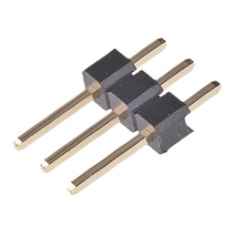 100 pcs - 61300311121 Wurth Elektronik WR-PHD Series Straight Through Hole Pin Header, 3 Contact(s), 2.54mm Pitch, 1 Row(s), Uns