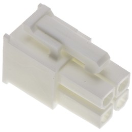 20 pcs - 39-01-2045 Molex, Mini-Fit Jr Female Connector Housing, 4.2mm Pitch, 4 Way, 2 Row