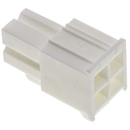 20 pcs - 39-01-2045 Molex, Mini-Fit Jr Female Connector Housing, 4.2mm Pitch, 4 Way, 2 Row
