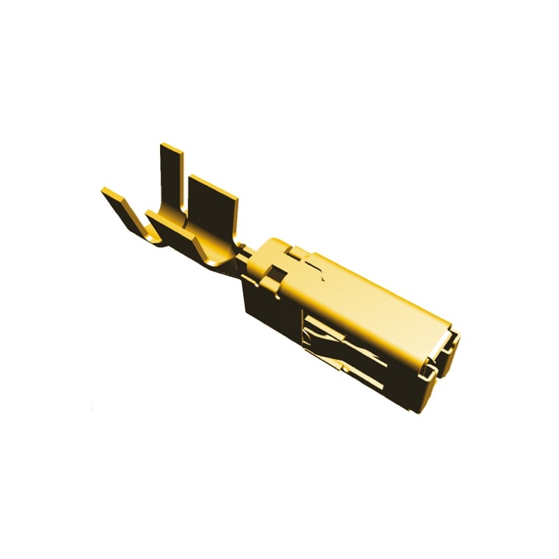 50 pcs - 1241391-2 TE Connectivity AMP MCP 2.8K Series Female Crimp Terminal