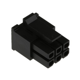 20 pcs - 43025-0600 Molex, Micro-Fit 3.0 Receptacle Connector Housing, 3mm Pitch, 6 Way, 2 Row
