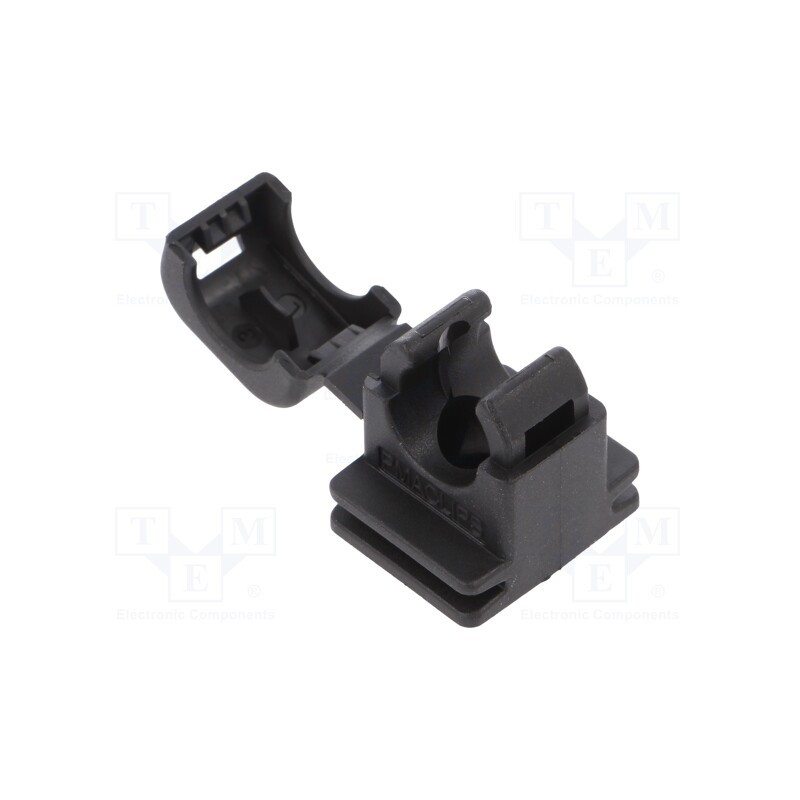 10 pcs : BFH-07-0 - Bracket, polyamide 6, BFH, -40÷105°C, black, Size: 7
