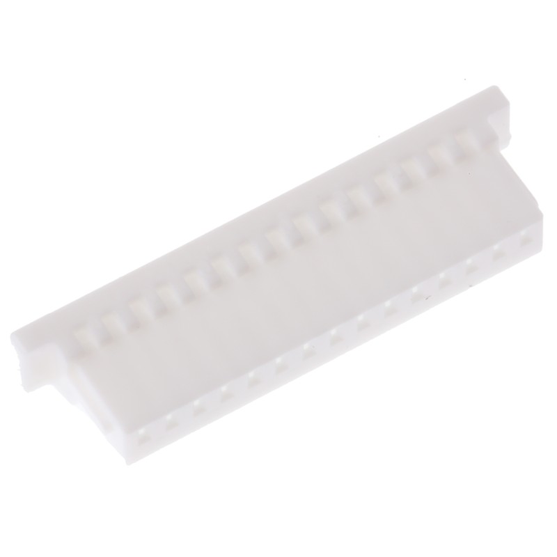 50 pcs - SHR-15V-S-B (LF)(SN) JST, SH Female Connector Housing, 1mm Pitch, 15 Way, 1 Row