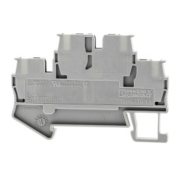 10 pcs - 3031157 Phoenix Contact STTB 1.5 Series Grey Double Level Terminal Block, 0.08 - 1.5mm²