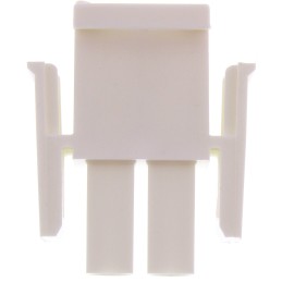 20 pcs - 350777-1 TE Connectivity, Universal MATE-N-LOK Male Connector Housing, 6.35mm Pitch, 2 Way, 1 Row