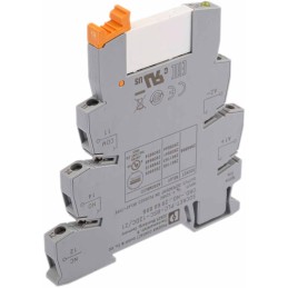 1 pcs - Phoenix Contact PLC-RSC- 12DC/21 Series Interface Relay, DIN Rail Mount, 12V dc Coil, SPDT, 1-Pole