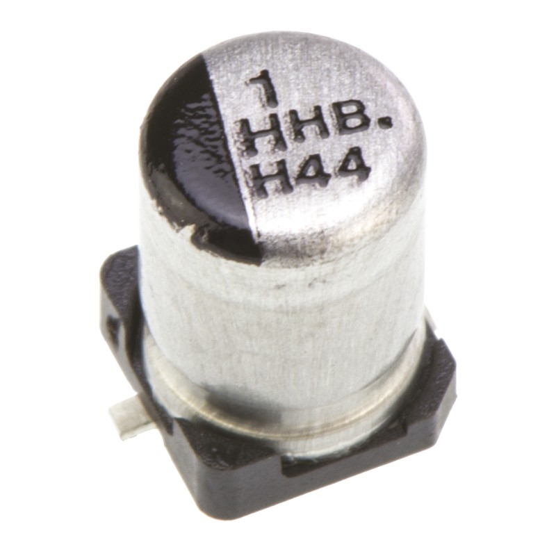 50 pcs - EEEHB1H1R0R Panasonic 1μF Aluminium Electrolytic Capacitor 50V dc, Surface Mount - EEEHB1H1R0R