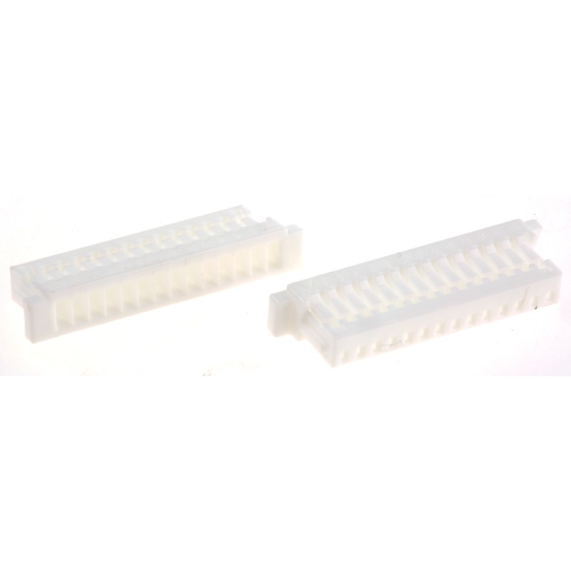 50 pcs - SHR-14V-S-B (LF)(SN) JST, SH Female Connector Housing, 1mm Pitch, 14 Way, 1 Row