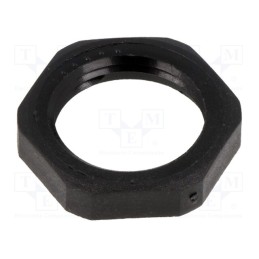 10 pcs : BMN-11 - Nut, Thread: PG, polyamide, PMAFIX MN, -40÷105°C, black, 24mm