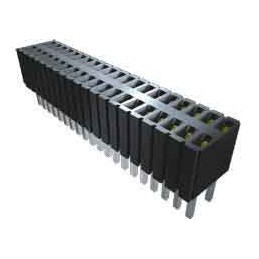20 pcs - SLM-103-01-S-D Samtec SLM Series Straight Through Hole Mount PCB Socket, 6-Contact, 2-Row, 1.27mm Pitch, Solder Termina