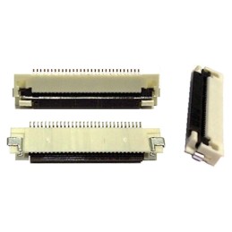 20 pcs - 528921833 Molex, Easy-On 0.5mm Pitch 18 Way Right Angle FPC Connector, ZIF Bottom Contact