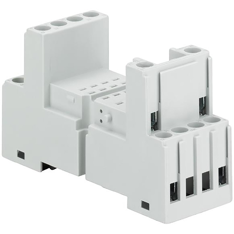 1 pcs - ABB Relay Socket, for use with 2 or 4 c/o (SPDT) Contacts CR-M Relays