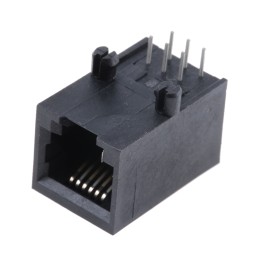 10 pcs - SS-6466-NF Bel-Stewart SS-64 Series Female RJ25 Connector, Through Hole