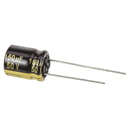 20 pcs - EEUFM1H151 Panasonic 150μF Aluminium Electrolytic Capacitor 50V dc, Radial, Through Hole - EEUFM1H151