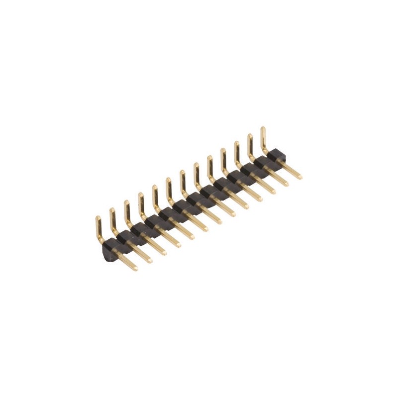 50 pcs - M22-2030305 HARWIN M22 Series Right Angle Through Hole Pin Header, 3 Contact(s), 2.0mm Pitch, 1 Row(s), Unshrouded