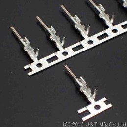 350 pcs - SXM-001T-P0.6 JST SXM Series Male Crimp Terminal, 26AWG Max