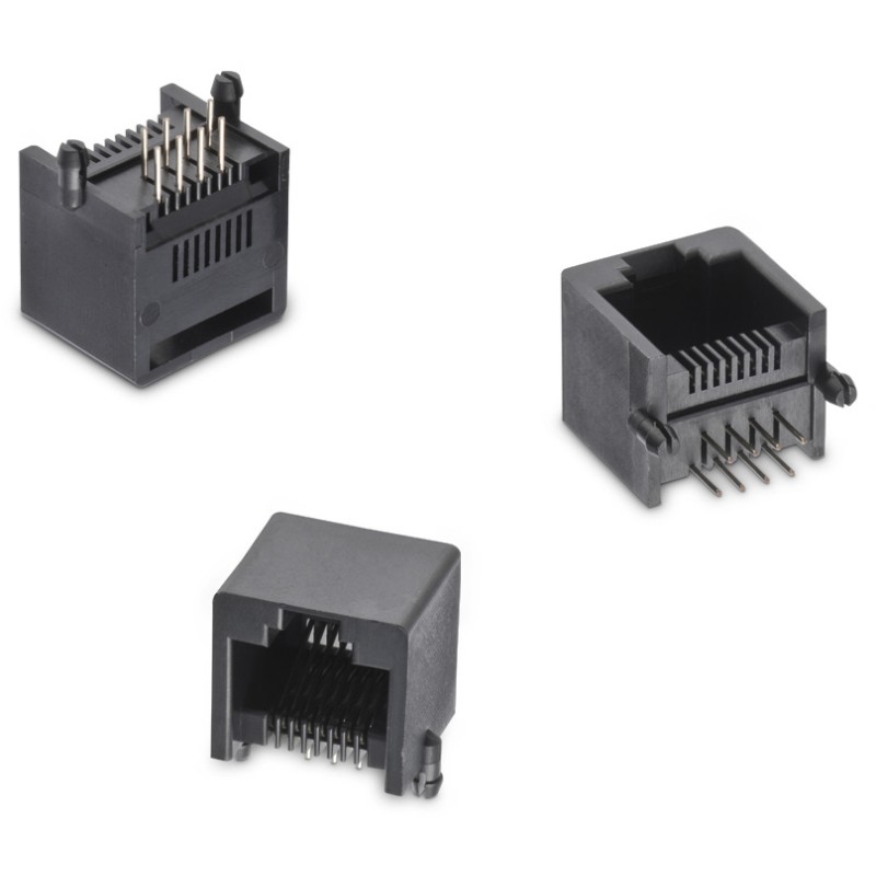 10 pcs - 615008148521 Wurth Elektronik WR-MJ Series Female RJ45 Connector, PCB Mount