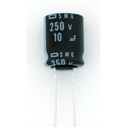 50 pcs - ESMQ500ELL100ME11D CHEMI-CON 10μF Electrolytic Capacitor 50V dc, Through Hole - ESMQ500ELL100ME11D
