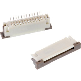 10 pcs - 68612814122 Wurth Elektronik, WR-FPC 1mm Pitch 28 Way Horizontal Receptacle FPC Connector, ZIF Top Contact