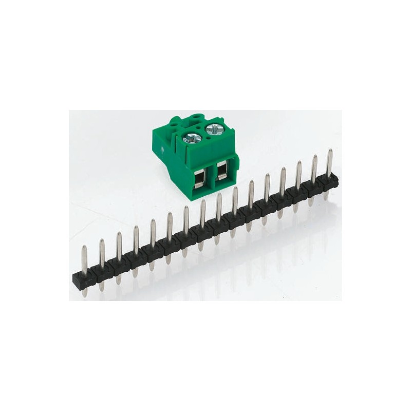 10 pcs - 1945216 Phoenix Contact 3.5mm Pitch 14 Way Pluggable Terminal Block, Pin Header, Through Hole, Solder Termination