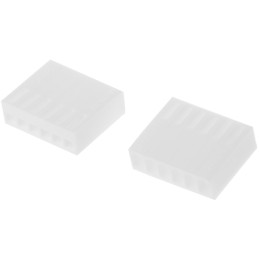 50 pcs - 61019 Molex, KK 254 Female Connector Housing, 2.54mm Pitch, 6 Way, 1 Row