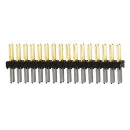 10 pcs - TSW-116-08-L-D Samtec TSW Series Straight Through Hole Pin Header, 32 Contact(s), 2.54mm Pitch, 2 Row(s), Unshrouded