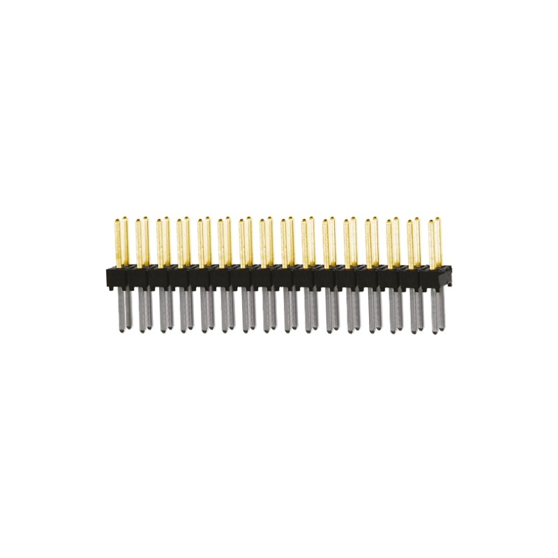 10 pcs - TSW-116-08-L-D Samtec TSW Series Straight Through Hole Pin Header, 32 Contact(s), 2.54mm Pitch, 2 Row(s), Unshrouded