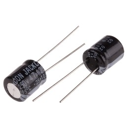 50 pcs - RS PRO 4.7μF Aluminium Electrolytic Capacitor 250V dc, Radial, Through Hole