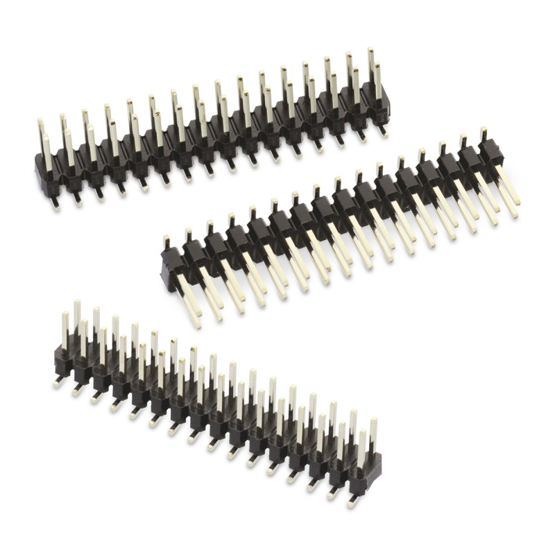 20 pcs - 61000821121 Wurth Elektronik WR-PHD Series Straight Surface Mount Pin Header, 8 Contact(s), 2.54mm Pitch, 2 Row(s), Uns