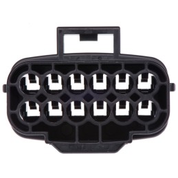 10 pcs - 174663-2 TE Connectivity, Econoseal J Mk II+ Automotive Connector Socket 12 Way
