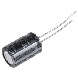 20 pcs - ECA1HHG331 Panasonic 330μF Aluminium Electrolytic Capacitor 50V dc, Radial, Through Hole - ECA1HHG331