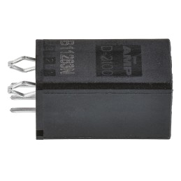 10 pcs - 1318123-2 TE Connectivity Dynamic 2000 Series Straight Through Hole PCB Header, 3 Contact(s), 2.5mm Pitch, 1 Row(s), Sh