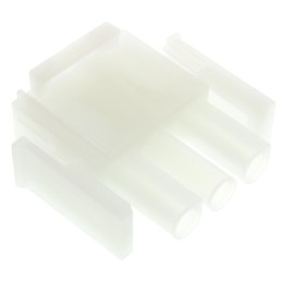 50 pcs - 1-480700-0 TE Connectivity, Universal MATE-N-LOK Male Connector Housing, 6.35mm Pitch, 3 Way, 1 Row