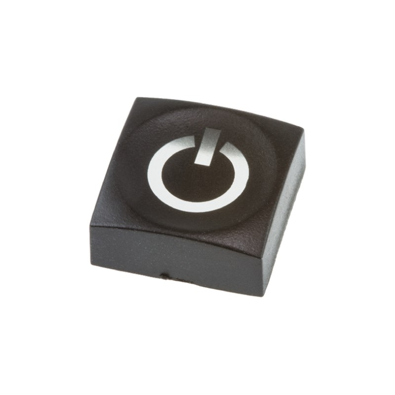 1 pcs - Wurth Elektronik Black Tactile Switch Cap for WS-TLT Series, 714401001