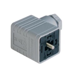 10 pcs - 931965106 GDM 2009 grey Hirschmann GDM 2P+E DIN 43650 A, Female Solenoid Valve Connector, 250 V ac/dc Voltage