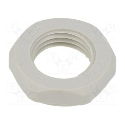 10 pcs : GMN-07 - Nut, Thread: PG, polyamide, PMAFIX MN, -40÷105°C, grey, 19mm, PMAFIX