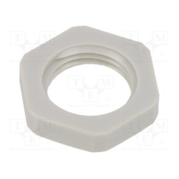 10 pcs : GMN-09 - Nut, Thread: PG, polyamide, PMAFIX MN, -40÷105°C, grey, 22mm, PMAFIX