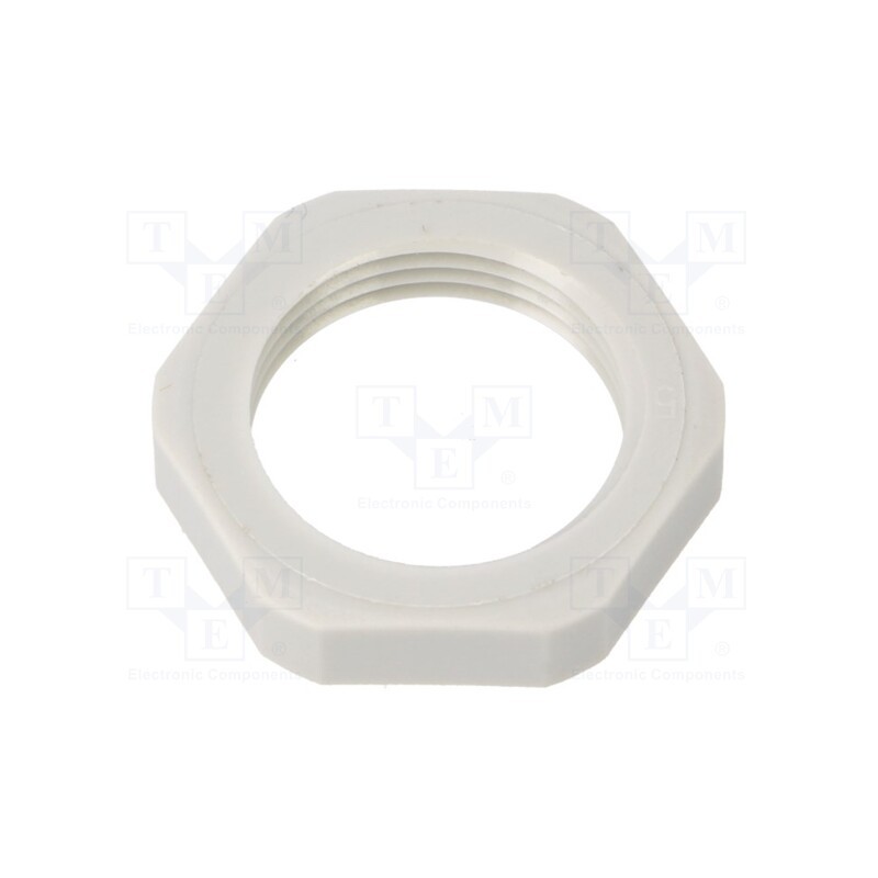 10 pcs : GMN-13 - Nut, Thread: PG, polyamide, PMAFIX MN, -40÷105°C, grey, 27mm, PMAFIX