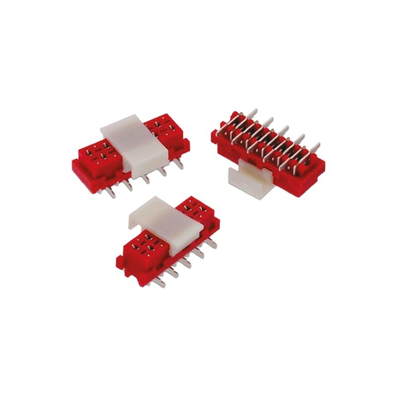 20 pcs - 690367280476 Wurth Elektronik 6903 Series Right Angle Surface Mount PCB Socket, 4-Contact, 2-Row, 1.27mm Pitch, Solder 