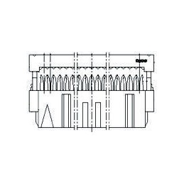 10 pcs - 2-215882-6 TE Connectivity 26-Way IDC Connector Socket for Cable Mount, 2-Row