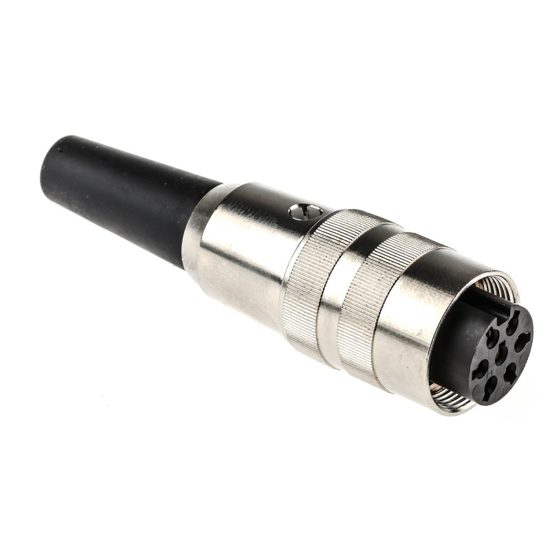 1 pcs - Lumberg, KV 7 Pole M16 Din Socket, DIN EN 60529, 5A, 250 V ac IP40, Female, Cable Mount