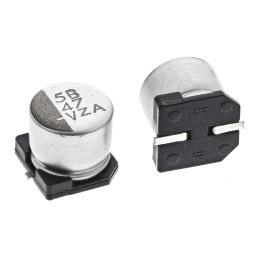 20 pcs - EMZA350ARA470MF61G Nippon Chemi-Con 47μF Aluminium Electrolytic Capacitor 35V dc, Surface Mount - EMZA350ARA470MF61G