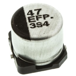 20 pcs - EEEFP1E470AP Panasonic 47μF Aluminium Electrolytic Capacitor 25V dc, Surface Mount - EEEFP1E470AP