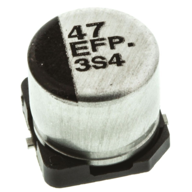 20 pcs - EEEFP1E470AP Panasonic 47μF Aluminium Electrolytic Capacitor 25V dc, Surface Mount - EEEFP1E470AP