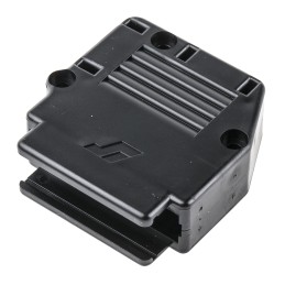 10 pcs - 863093C25ALF Amphenol ICC 863093C Series Thermoplastic Angled, Straight D Sub Backshell, 25 Way, Strain Relief