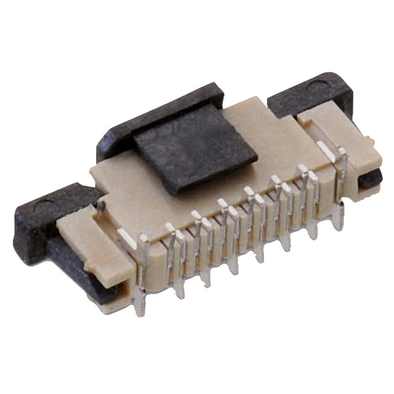 10 pcs - 687333124422 Wurth Elektronik, WR-FPC 0.5mm Pitch 33 Way Vertical Receptacle FPC Connector, ZIF Vertical Contact