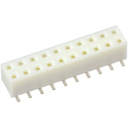 20 pcs - A3A-20DA-2SV(71) Hirose A3 Series Straight Surface Mount PCB Socket, 20-Contact, 2-Row, 2mm Pitch, Solder Termination